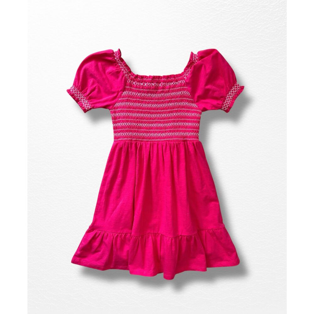 Mini Boden Shirred Jersey Dress, Size 7/8